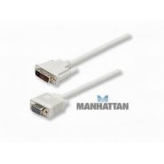Cable DVI-I dual (24 pines+5) a VGA (HD15) hembra de 3.0 m